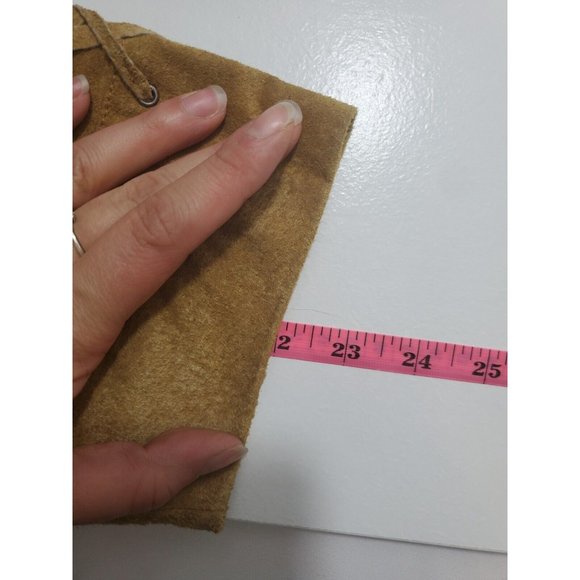 Excelled Western Leather Tassel Full Zip Jacket Sz 2X - Picture 10 of 10